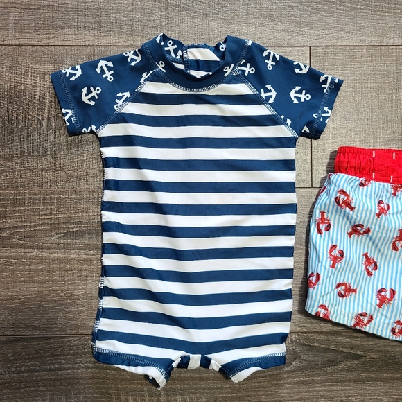 Swim 12 Month Baby Boy Swimsuit Swim Wear Outfit Set Poshmark